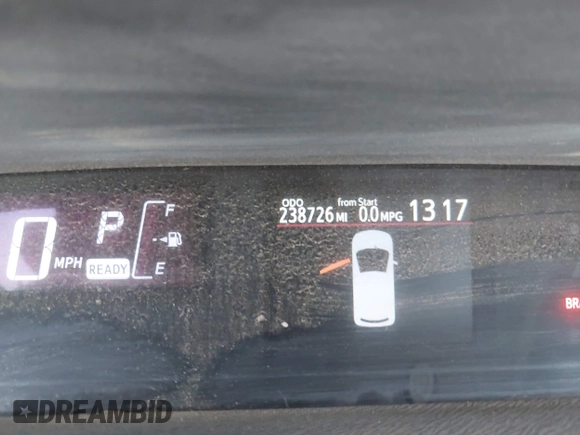 2016 Toyota Prius One with VIN JTDKDTB31G1120450, listed as a IAAI auction lot 42539480 with 238,726 mi miles and . Bid and sale history available at DreamBid. Image 15.