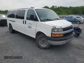 2012 Chevrolet Express Passenger 1LT z VIN 1GAZG1FG9C1143775, wystawiony jako Copart lot #58383685 z przebiegiem Nie podano mil oraz Szkody całkowita. Historia ofert i sprzedaży dostępna na DreamBid. Obrazek 4.