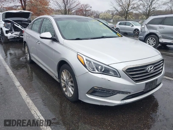2015 Hyundai Sonata 2.4L Sport with VIN 5NPE34AF1FH124944, listed as a IAAI auction lot 42023381 with 169,376 mi miles. Bid and sale history available at carsss.com. Image 1.
