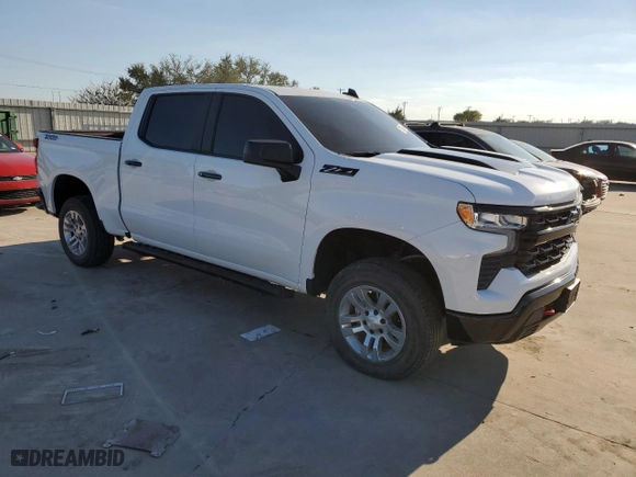 2024 Chevrolet Silverado 1500 LT Trail Boss with VIN 3GCUDFEL6RG267020, listed as a Copart auction lot 73284614 with 2,865 mi miles and Salvage Title. Bid and sale history available at carsss.com. Image 4.