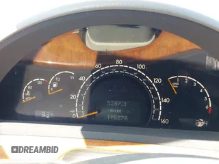 2003 Mercedes-Benz S 430 with VIN WDBNG70J83A333224, listed as a IAAI auction lot 42170215 with 115,278 mi miles and . Bid and sale history available at carsss.com. Image 7.