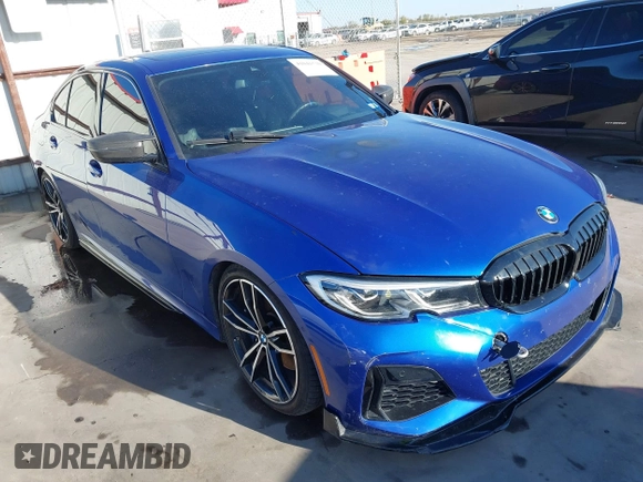 2020 BMW 3 Series M340i xDrive with VIN WBA5U9C06LFH24903, listed as a IAAI auction lot 41041530 with 55,949 mi miles and . Bid and sale history available at DreamBid. Image 1.