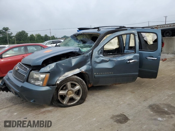 2008 Chevrolet Suburban LTZ with VIN 3GNFK16358G160059, listed as a Copart auction lot 64144754 with 0 mi miles and Non Repairable. Bid and sale history available at carsss.com. Image 1.