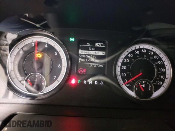 2018 Ram 1500 Tradesman with VIN 1C6RR7FT6JS251173, listed as a Copart auction lot 53746615 with 137,273 mi miles and Salvage title. Bid and sale history available at DreamBid. Image 9.