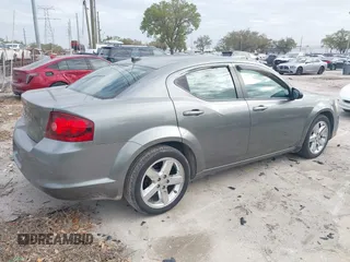 2013 Dodge Avenger with VIN 1C3CDZAB8DN688235, listed as a IAAI auction lot 41713541 with 59,155 mi miles and . Bid and sale history available at DreamBid. Image 4.