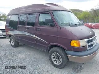 2002 Dodge Cargo Conversion with VIN 2B6HB11Y12K118300, listed as a IAAI auction lot 42075514 with 236,236 mi miles. Bid and sale history available at carsss.com. Image 1.