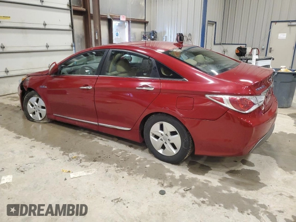 2012 Hyundai Sonata Hybrid with VIN KMHEC4A41CA033203, listed as a Copart auction lot 54415735 with 105,048 mi miles and Non Repairable. Bid and sale history available at DreamBid. Image 2.