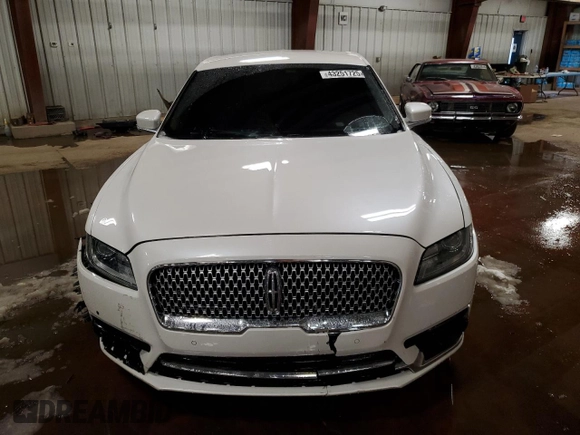 2017 Lincoln Continental Premiere with VIN 1LN6L9PK2H5624406, listed as a Copart auction lot 43251725 with 48,059 mi miles and Salvage Title. Bid and sale history available at carsss.com. Image 5.