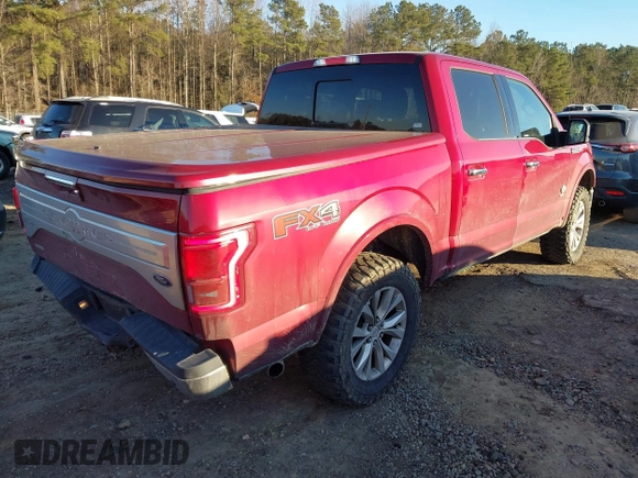 2016 Ford F-150 XLT with VIN 1FTEW1EG5GFB63279, listed as a IAAI auction lot 41329792 with 102,636 mi miles. Bid and sale history available at carsss.com. Image 4.
