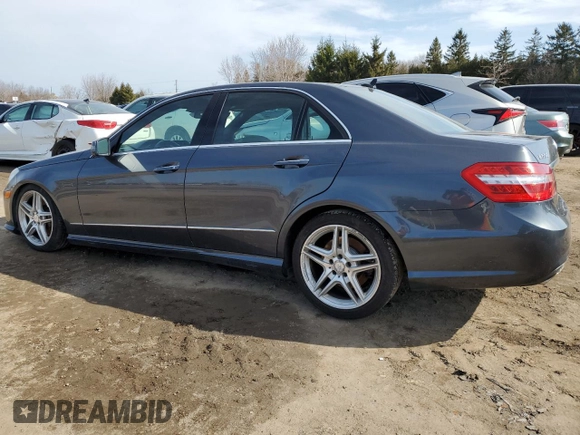 2011 Mercedes-Benz E 550 Luxury with VIN WDDHF9AB5BA386617, listed as a Copart auction lot 49621515 with 134,674 mi miles and Clean title. Bid and sale history available at DreamBid. Image 2.