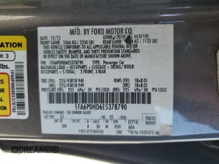 2014 Ford Fusion SE with VIN 1FA6P0HD6E5378790, listed as a Copart auction lot 52602065 with 0 mi miles and Clean Title. Bid and sale history available at carsss.com. Image 12.