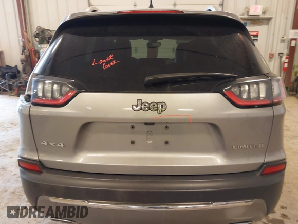 2020 Jeep Cherokee Limited with VIN 1C4PJMDX7LD595128, listed as a IAAI auction lot 41628564 with 79,207 mi miles. Bid and sale history available at carsss.com. Image 16.