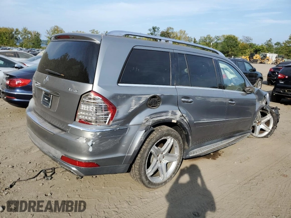 2010 Mercedes-Benz GL-Class GL 550 with VIN 4JGBF8GE5AA541916, listed as a Copart auction lot 72171424 with 126,804 mi miles and Salvage Title. Bid and sale history available at carsss.com. Image 3.
