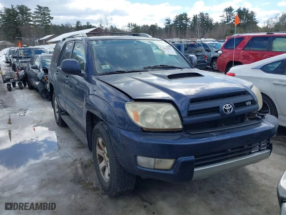 2005 Toyota 4Runner SR5 with VIN JTEBT14R958027944, listed as a IAAI auction lot 41664117 with NaN miles. Bid and sale history available at carsss.com. Image 1.