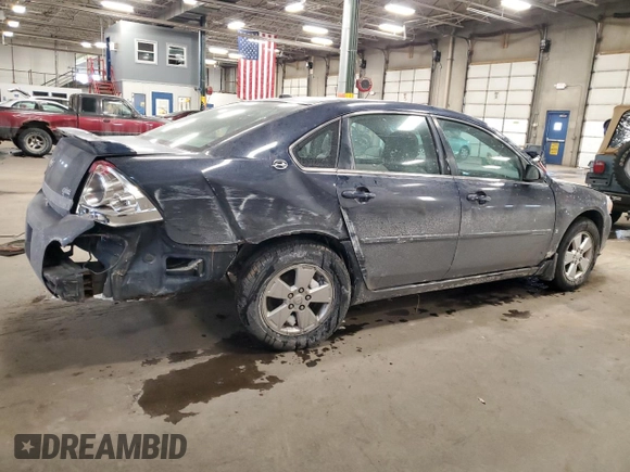2007 Chevrolet Impala LT with VIN 2G1WT58K079335112, listed as a Copart auction lot 44932175 with 134,508 mi miles and Non Repairable. Bid and sale history available at DreamBid. Image 3.
