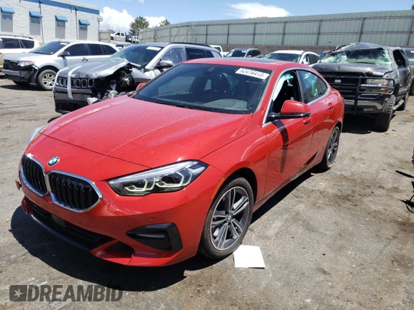 2021 BMW 2 Series 228i xDrive with VIN WBA73AK03M7G75203, listed as a Copart auction lot 52476413 with 140,233 mi miles. Bid and sale history available at carsss.com. Image 1.