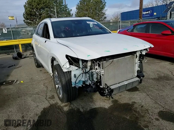 2021 Mazda CX-9 Signature with VIN JM3TCBEY4M0504837, listed as a Copart auction lot 47611595 with 85,491 mi miles and Salvage Title. Bid and sale history available at DreamBid. Image 12.