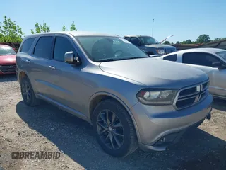 2017 Dodge Durango GT z VIN 1C4RDJDG0HC906801, wystawiony jako IAAI lot #42315802 z przebiegiem 181 179 mil mil oraz . Historia ofert i sprzedaży dostępna na DreamBid. Obrazek 1.