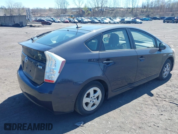 2010 Toyota Prius II with VIN JTDKN3DU9A0099105, listed as a IAAI auction lot 42059187 with 200,718 mi miles. Bid and sale history available at carsss.com. Image 4.