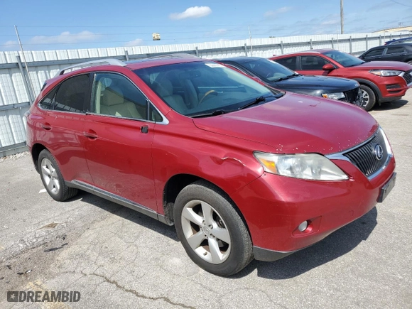 2010 Lexus RX 350 with VIN 2T2BK1BA8AC059086, listed as a Copart auction lot 50685685 with 252,588 mi miles and Salvage Title. Bid and sale history available at carsss.com. Image 4.