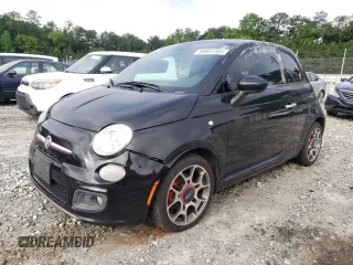 2015 FIAT 500 Sport z VIN 3C3CFFBR9FT721590, wystawiony jako Copart lot #58951705 z przebiegiem 158 953 mil mil oraz Czysty tytuł • Clean title. Historia ofert i sprzedaży dostępna na DreamBid. Obrazek 1.