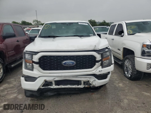 2023 Ford F-150 XL with VIN 1FTEX1CP3PKD50009, listed as a Copart auction lot 59509115 with 90,138 mi miles and Salvage title. Bid and sale history available at DreamBid. Image 5.