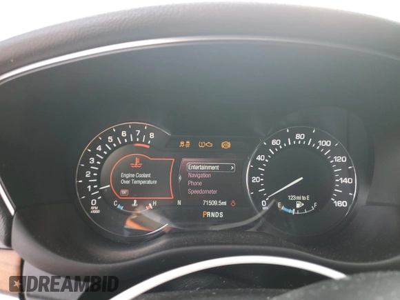 2019 Lincoln MKC Reserve with VIN 5LMCJ3D93KUL07493, listed as a Copart auction lot 65519685 with 71,509 mi miles and Salvage title. Bid and sale history available at DreamBid. Image 9.