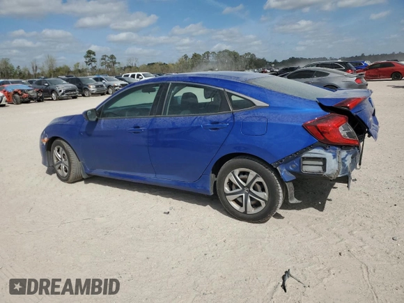 2017 Honda Civic LX with VIN 19XFC2F50HE229037, listed as a Copart auction lot 49122595 with 160,756 mi miles and Salvage Title. Bid and sale history available at DreamBid. Image 2.