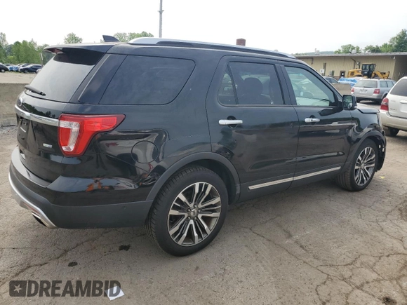 2016 Ford Explorer Platinum z VIN 1FM5K8HT7GGB81771, wystawiony jako Copart lot #59723825 z przebiegiem 117 934 mil mil oraz Szkoda całkowita • Salvage title. Historia ofert i sprzedaży dostępna na DreamBid. Obrazek 3.