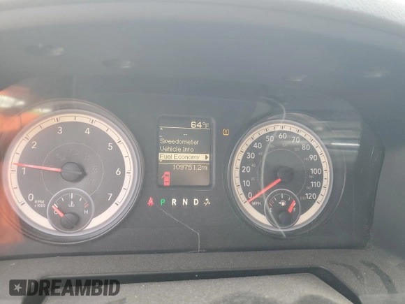 2014 Ram 1500 Tradesman with VIN 1C6RR7FG5ES306012, listed as a Copart auction lot 50451255 with 109,751 mi miles and Clean Title. Bid and sale history available at carsss.com. Image 9.