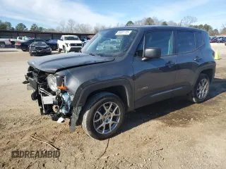 2023 Jeep Renegade Latitude with VIN ZACNJDB11PPP31764, listed as a Copart auction lot 88681705 with 12,593 mi miles and Salvage Title. Bid and sale history available at carsss.com. Image 1.