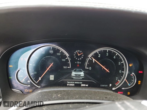 2017 BMW 7 Series 740i with VIN WBA7E2C56HG739456, listed as a Copart auction lot 64728303 with Not Provided miles and . Bid and sale history available at DreamBid. Image 9.