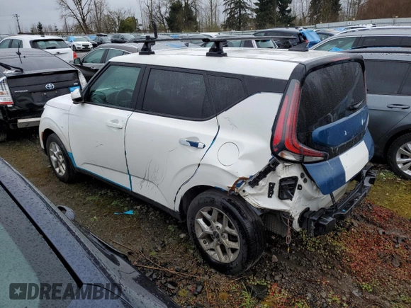 2023 Kia Soul LX with VIN KNDJ23AUXP7851208, listed as a Copart auction lot 45886345 with 55,787 mi miles and Salvage Title. Bid and sale history available at DreamBid. Image 2.
