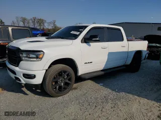 2021 Ram 1500 Laramie with VIN 1C6SRFJT9MN621022, listed as a Copart auction lot 50970365 with 38,892 mi miles and Salvage Title. Bid and sale history available at carsss.com. Image 1.