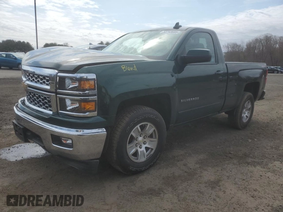 2015 Chevrolet Silverado 1500 LT with VIN 1GCNKREC4FZ336620, listed as a Copart auction lot 53743685 with 66,122 mi miles and Salvage Title. Bid and sale history available at carsss.com. Image 1.