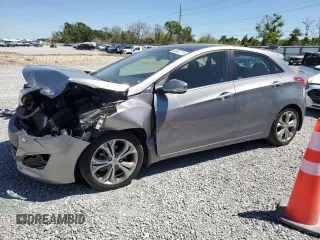 2015 Hyundai Elantra GT with VIN KMHD35LH6FU243929, listed as a Copart auction lot 48903115 with 25,837 mi miles and Salvage Title. Bid and sale history available at carsss.com. Image 1.
