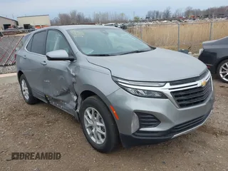 2024 Chevrolet Equinox LT z VIN 3GNAXKEG8RL207308, wystawiony jako IAAI lot #42062084 z przebiegiem 11 073 mil mil oraz . Historia ofert i sprzedaży dostępna na DreamBid. Obrazek 1.