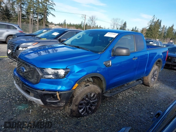 2022 Ford Ranger XL with VIN 1FTER1FH8NLD26889, listed as a IAAI auction lot 41655902 with 23,185 mi miles and . Bid and sale history available at DreamBid. Image 14.