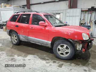 2004 Hyundai Santa Fe GLS with VIN KM8SC73D24U625274, listed as a Copart auction lot 45061445 with 248,631 mi miles and Salvage Title. Bid and sale history available at carsss.com. Image 4.