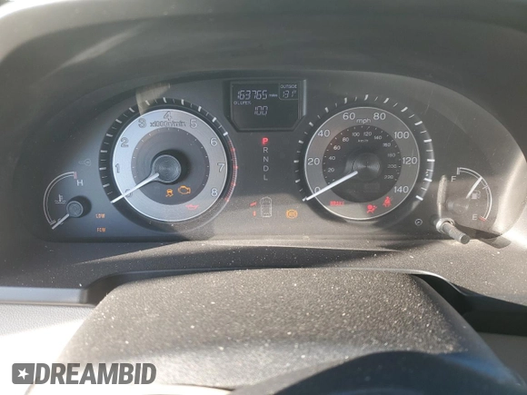 2014 Honda Odyssey EX-L with VIN 5FNRL5H67EB098473, listed as a Copart auction lot 45670685 with 163,765 mi miles and Salvage Title. Bid and sale history available at DreamBid. Image 9.