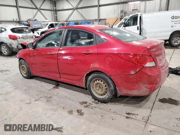 2012 Hyundai Accent GLS with VIN KMHCT4AE3CU245678, listed as a Copart auction lot 88844015 with Not Provided miles and Salvage Title. Bid and sale history available at carsss.com. Image 2.