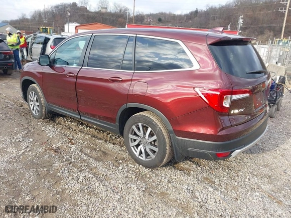 2021 Honda Pilot EX-L with VIN 5FNYF6H5XMB055146, listed as a IAAI auction lot 41495626 with 28,853 mi miles. Bid and sale history available at carsss.com. Image 3.