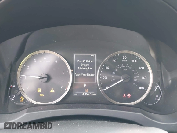 2020 Lexus IS 300 with VIN JTHA81F23L5040784, listed as a IAAI auction lot 42271140 with 43,526 mi miles and . Bid and sale history available at DreamBid. Image 7.