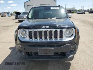 2015 Jeep Renegade Limited with VIN ZACCJBDT4FPB26634, listed as a Copart auction lot 52009035 with 92,995 mi miles and Salvage title. Bid and sale history available at DreamBid. Image 5.