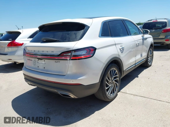 2019 Lincoln Nautilus Reserve z VIN 2LMPJ6L96KBL12639, wystawiony jako IAAI lot #42081118 z przebiegiem 23 741 mil mil oraz . Historia ofert i sprzedaży dostępna na DreamBid. Obrazek 4.