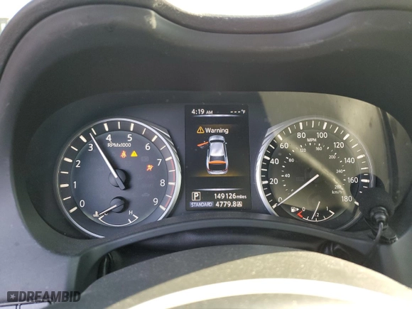2018 Infiniti Q50 3.0t SPORT with VIN JN1EV7AR7JM434118, listed as a Copart auction lot 43505525 with NaN miles and Salvage Title. Bid and sale history available at carsss.com. Image 9.