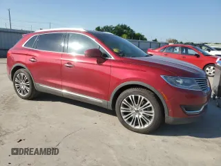 2016 Lincoln MKX Reserve with VIN 2LMTJ6LR9GBL51411, listed as a Copart auction lot 51974655 with 26,018 mi miles and Clean Title. Bid and sale history available at DreamBid. Image 4.