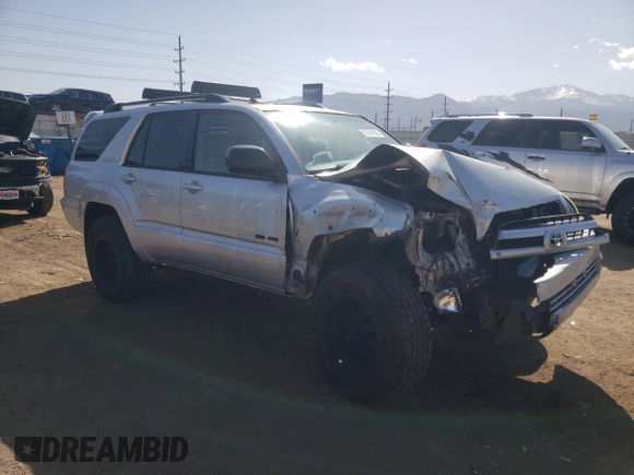 2004 Toyota 4Runner SR5 with VIN JTEBU14R448014112, listed as a Copart auction lot 52747185 with 205,917 mi miles and Salvage Title. Bid and sale history available at DreamBid. Image 4.