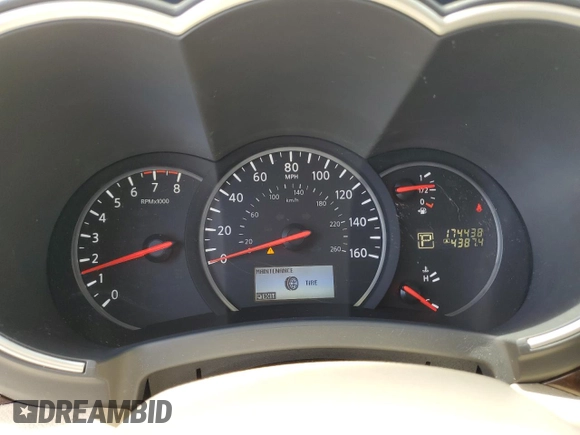 2013 Nissan Quest LE with VIN JN8AE2KP5D9065556, listed as a Copart auction lot 62130425 with 174,438 mi miles and Salvage title. Bid and sale history available at DreamBid. Image 9.