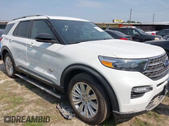 2023 Ford Explorer King Ranch z VIN 1FM5K8LC5PGB63003, wystawiony jako IAAI lot #41951954 z przebiegiem Nie podano mil oraz . Historia ofert i sprzedaży dostępna na DreamBid. Obrazek 1.